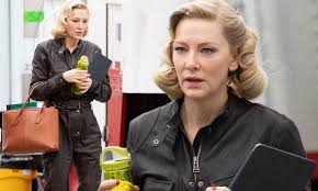 Where to watch nightmare alley nightmare alley movie free online Cate Blanchett Rocks A Leather Jumpsuit In The First Photos From The Set Of Nightmare Alley Daily Mail Online