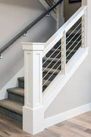 Top 70 Best Stair Railing Ideas Indoor Staircase Designs In 2020 Stair Railing Design Staircase Remodel Modern Stair Railing