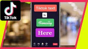 How To Add Text On Tiktok New Update Youtube