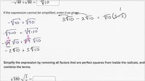 Each of the rights over the tunes would be the property of their respective owners. Simplifying Square Root Expressions No Variables Video Khan Academy