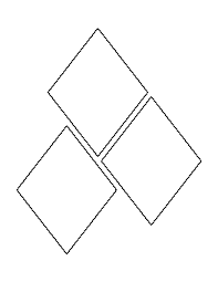 Free Shape And Object Patterns For Crafts Stencils And More Page 2 In 2020 Diamond Template Free Shapes Diamond Printable