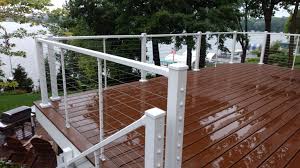 Skyline Cable Deck Railing System Cable Railing Deck Building A Deck Deck Design