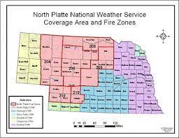 It ends in north platte, nebraska. North Platte Fire Weather Forecast Services