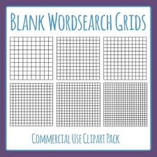 blank word search teaching resources teachers pay teachers