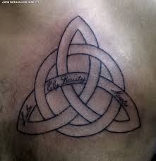 Tattoo Of Triquetra Celtic Chest One of the most recognizable of the #celticsymbols, the #triquetra within a circle makes a beautiful #tattoo. tattoo of triquetra celtic chest