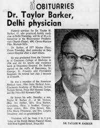 Dr Taylor Wallace Barker Sr. (1909-1976)