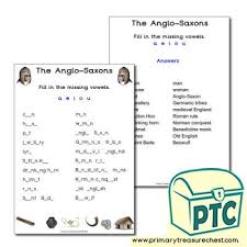 Anglo Saxon Themed Missing Vowels Worksheet Primary Treasure Chest Teaching Resources Primary Vowel Worksheets Anglo Saxon