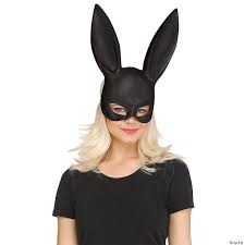 Ever get that feeling where you wish the party never ends? Adult Matte Black Bunny Mask Oriental Trading