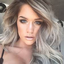 Ice blonde shades can be tricky to achieve when you have naturally dark hair, but when it looks this good, it's definitely worth the effort. 19 Super Trendy Blonde Grey Hair Ideas Styleoholic