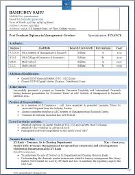 Its aim is to reflect your achievements rather than your weakness. B Tech Resume Format For Fresher Download