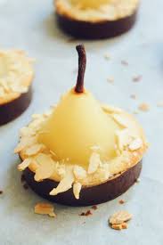 Tartelette Amandine Poire Tonka Bourdaloue Revisitee Recette Olivia Patisse Tarte Poire Amandine Tartelette Recette Dessert