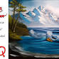 "Mountain by the Sea" Bob Ross Workshop - White Bluff