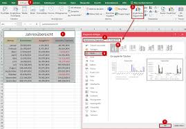 Erstellen eines diagramms wählen sie daten für das diagramm aus. Diagramm In Excel Erstellen Und Bearbeiten Office Lernen Com