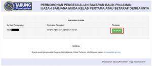 Bilakah tarikh bayaran balik ptptn sepatutnya dibayar setiap bulan? Permohonan Dan Semakan Pengecualian Bayaran Balik Ptptn