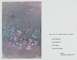 And yet i wanted to figure out what is so healing about haiku? The Spring Night National Poetry Library