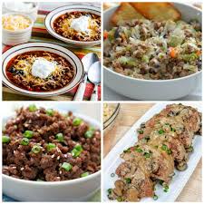 Looking for some healthy low carb recipes? Low Carb And Keto Instant Pot Dinners With Ground Beef Slow Cooker Or Pressure Cooker