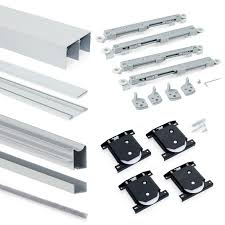 (bis auf mini macken oben drauf, s. Emuca Schiebeturensystem Fur Schrank Mit Zwei Turen Laufrollen Untere Schiene Dicke 18 Mm Sanftes Schliessen Aluminiumprofile La Tienda De Electricidad