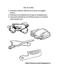 Corpul Uman Obiecte De Ingrijire Personala Fise De Lucru Pentru Copiii Din Scola Si Gradinita Fise De Luc Preschool Worksheets Farm Preschool Kindergarten