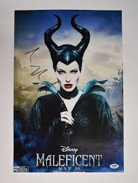 Here's a poster for the upcoming film maleficent. Angelina Jolie Maleficent Signed 12x18 Photo Certified Authentic Psa Dna Coa Maleficent Movie Maleficent 2014 Disney Maleficent