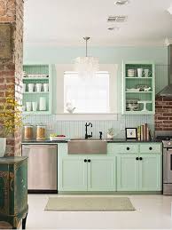 Refreshing Mint Kitchen Inspirations Kitchen Design Mint Green Kitchen