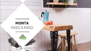 Decoración rústica protagonista en 2017 para decorar todos las estancias. Crea Una Barra Rustica Y Elegante Para La Cocina Leroy Merlin Youtube