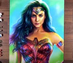 … how to draw wonder woman read more » Wonder Woman 1984 Drawing With Pencil