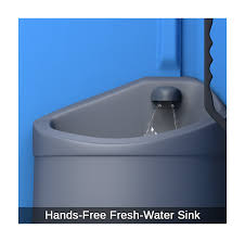 deluxe portable toilet with sink