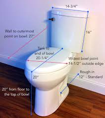 Convenient Height Toilet Tall 20 Inch Bowl With Space Saving Dimension With Just 27 Inches In Fro Tall Toilets Toilet For Small Bathroom Space Saving Toilet