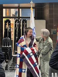 The Junior ROTC program hosted our annual Veterans Day Ceremony today at  the high school. We had over 45 cadets participate this year and many of  the family members and Veterans attended