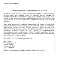 Download Bewerbungsmuster Fur Fachinformatiker