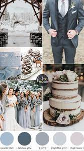 Grey And Blue Wedding Theme For Winter Wedding Wedding Themes Winter Wedding Theme Colors Winter Wedding Colors
