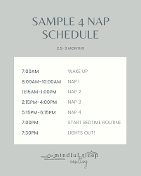 Sample Nap Schedules For Your Baby & Toddler — Mindful Sleep Consulting