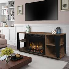 Haley media console by dimplex. Arlo Electric Fireplace Media Console Walnut By Dimplex W Logs