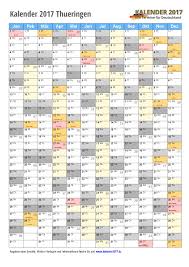 Ein pack mit insgesamt 19 verschiedenen excel kalender 2021 kostenlos zum download. Ferien Thuringen 2017