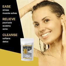 This review summarizes the mechanism and effects of dead sea salt, hard water, commercial baby cleansers, oatmeal, rice, and natural oils as bathing additives for the treatment of atopic dermatitis. Buy Dead Sea Salt Spa Bath Salts 19 Lbs Fine Grain Large Bulk Resealable Pack 100 Pure Natural Used For Body Wash Scrub Soak For Women