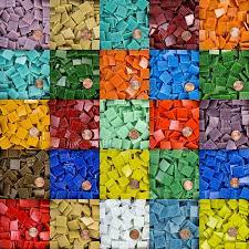 3 4 Inch 20mm Glass Mosaic Tile Mosaic Art Supplies Mosaic Glass Glass Mosaic Tiles