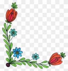 Banner Transparent Library Drawing Png Transparent Corner Flower Designs Drawing Clipart In 2020 Flower Drawing Design Drawing Clipart Library Drawing