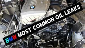 Bmw Most Common Oil Leak Leaks Youtube
