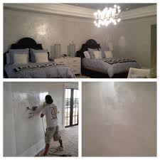 White Venetian Plaster With Silver Wax Then High Speed Buffed For A Beautiful Mirror Like Polish By Eric Ha Venetian Plaster Walls Faux Walls Venetian Plaster