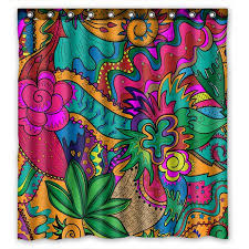 Cheap shower curtains, buy quality home & garden directly from china suppliers:thickened imitation linen shower curtains solid hotel high quality waterproof bathroom curtain for hotel. Abphqto Abstract Drawing Stoner Art Waterproof Polyester Shower Curtain And Hooks For Home Decor 66x72 Inch Walmart Com Walmart Com