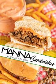 Ground beef recipes are always good to have on hand for tacos, soups, spaghetti, and burrito bowls dinners that go beyond the basic hamburger. Manna Sandwiches Loose Meat Sandwiches Recipes Main Dish Recipes