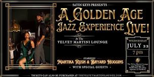 Satin Keys Presents A GOLDEN AGE JAZZ EXPERIENCE LIVE!