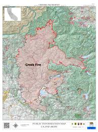 California governor gavin newsom says the state has seen 7,606 blazes this year compared with 4,972 in 2019. Sierra National Forest Creek Fire Public Information Map For Thursday October 8 2020 Shows Contained Line And Uncontrolled Fire Edge