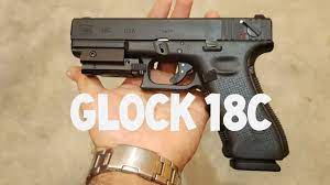 This particular glock 18 uses the same recoil spring system found in the glock 17 gen 4 pistol offering added durability and stability when shooting full. 9mm Glock 18c Machine Gun Pistol Detail Review Gm Corporation Youtube