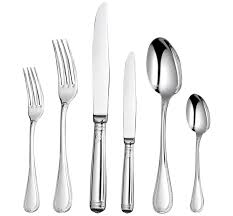 Ensemble 36 Pieces En Metal Argente Malmaison