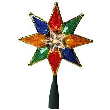 Click the undecorated christmas tree coloring pages to view printable version or color it online (compatible with ipad and android tablets). 8 Lighted Multi Color 8 Point Star Christmas Tree Topper Clear Lights Walmart Canada