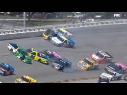 Check out talladega's biggest wrecks from the monster energy nascar cup series race at talladega superspeedway that saw. Nascar Camping World Truck Series 2018 Talladega Superspeedway Big Crash Red Flag Youtube