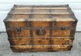 Cedar wood and antique hardware decorative trunk that is great for coffee table, storage and decoration old fashioned hardware adds to antique look total weight. Pre 1800 Coffee Table Vatican