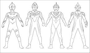 ultraman team 6 coloring page free printable coloring pages for kids