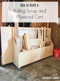 Linon home keagan kitchen cart. How To Build A Mobile Plywood Storage And Scrap Wood Shop Cart